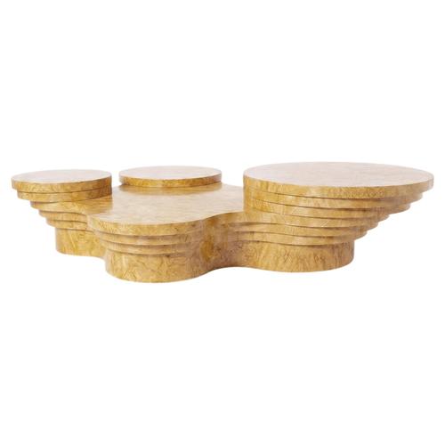 Not Yet Made - Made To Order Slice Me Up Coffee Table in Ash Burl Wood by Pietro Franceschini For Sale - Image 5 of 5