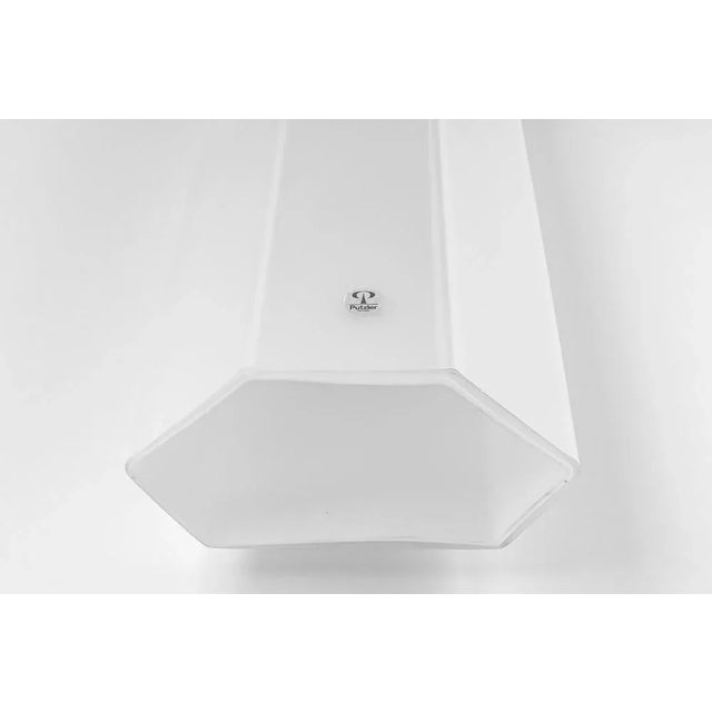 Opal Glass Wall Sconces attributed to Peill & Putzler, Germany, 1970s, Set of 2 For Sale - Image 4 of 11