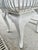 Square White Wrought Iron and Metal Garden Stool For Sale - Image 10 of 14