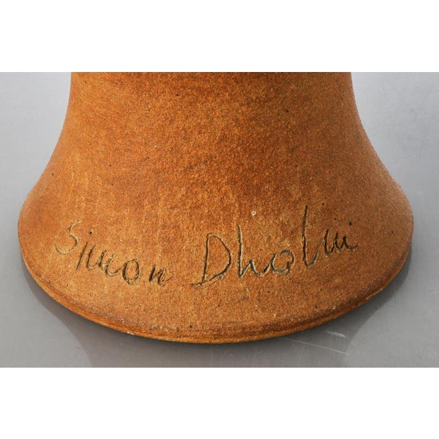 Large Scandinavian Modern Ceramic Stoneware Vase by Josef Simon, Sweden, 1960s For Sale - Image 10 of 11