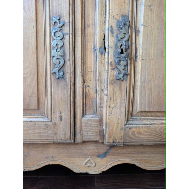 French Provincial 18th Century Antique French Buffet Storage For Sale - Image 3 of 16