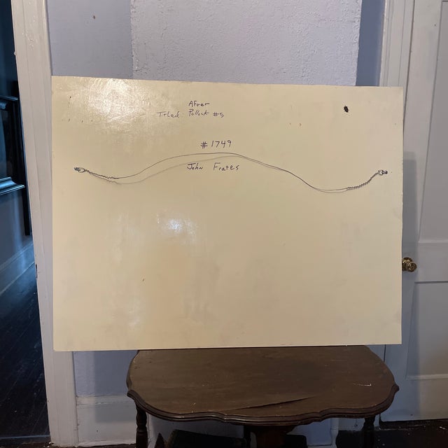 Mid-Century Modern After Jackson Pollock # 5 by Artist John Frates, Mid Century Modern, Can Be Hung Multi Directional, Coa. # 1749 For Sale - Image 3 of 6