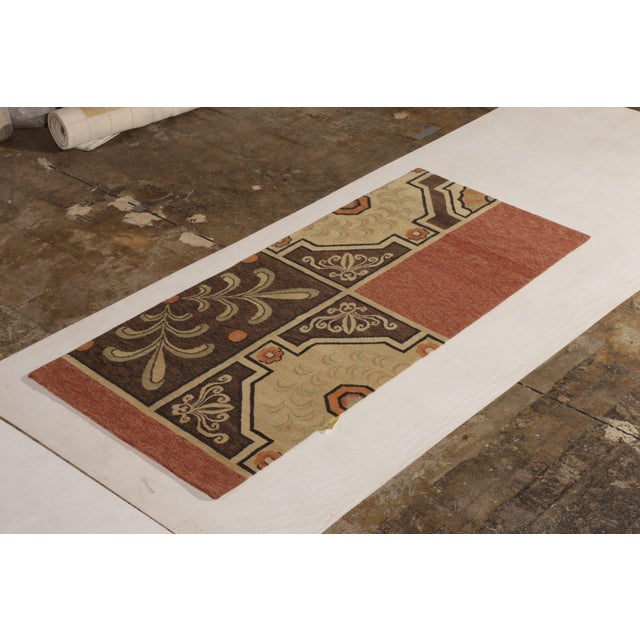 Hand woven in wool initially for a collaboration with renowned designer Orlando Diaz-Azcuy, this flat weave addition to...