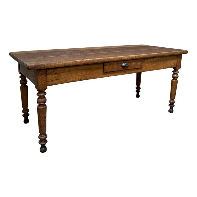 Vintage Oak Worktable, 1960s For Sale