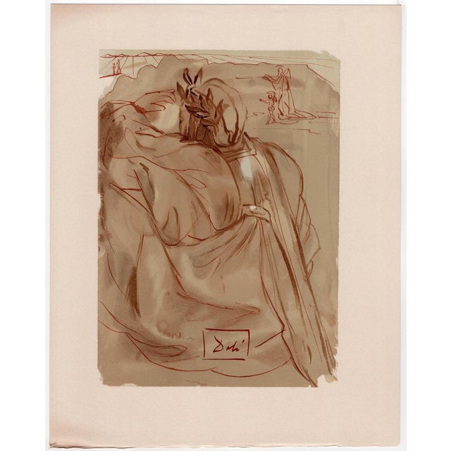 Salvador Dali, Dante's Repentance, 1964, Woodcut For Sale - Image 9 of 9
