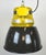1990s Industrial Yellow Explosion Proof Lamp with Black Enameled Shade from Elektrosvit, 1990s For Sale - Image 5 of 18