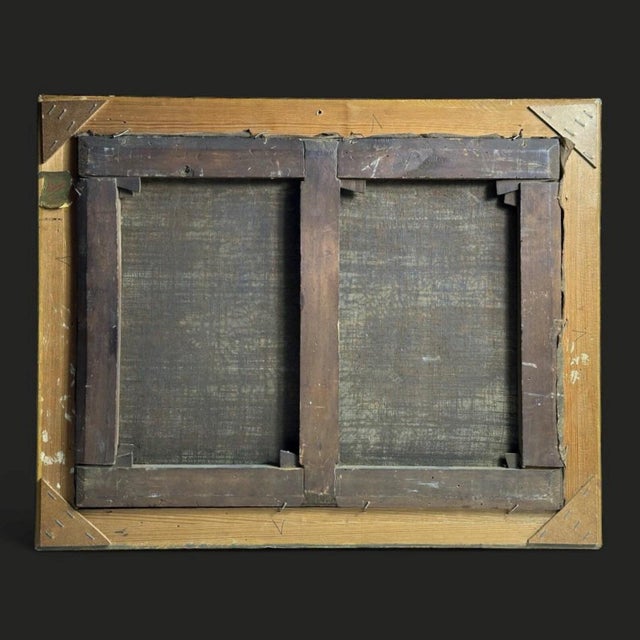 Charles Desan, Landscape with Cattle, 1846, Oil on Canvas, Framed For Sale - Image 10 of 11