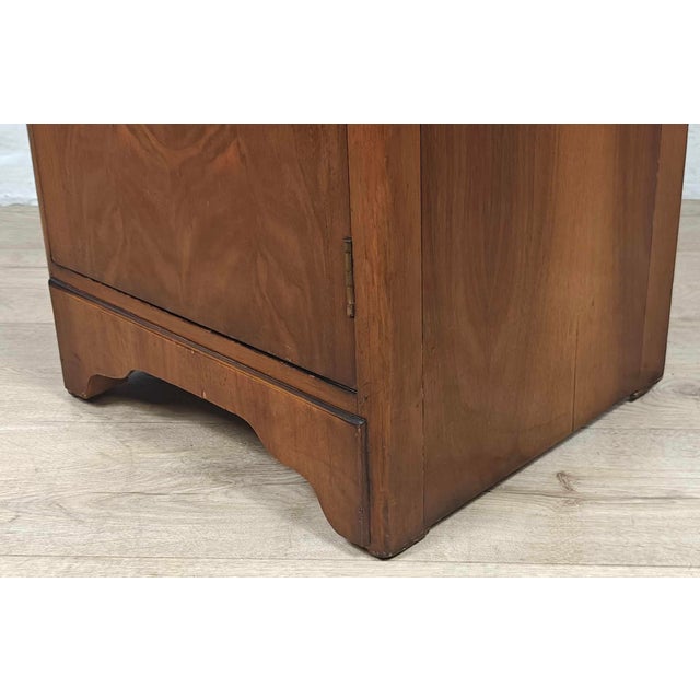 Brown Vintage Bedside Cabinet in Walnut by B&E Furniture, 1960 For Sale - Image 8 of 17