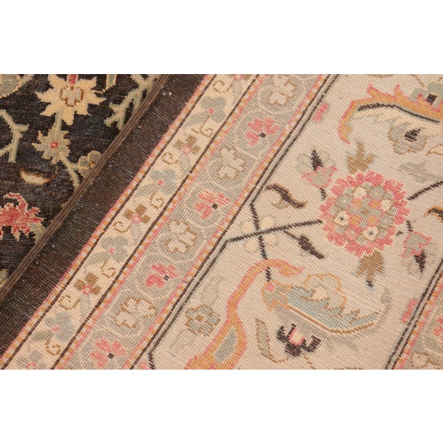 Gray Lavastone Green/Gray Wool Rug - 9'10'' X 13'9'' For Sale - Image 8 of 10