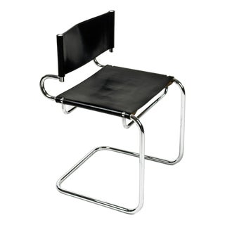Terrj Leather Chair by Luigi Saccardo for Arrmet, Italy, 1970s For Sale