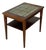 Rectangular Rosewood Ceramic Tile-Top Coffee Table With Lower Shelf Mid-Century Modern 1970s For Sale