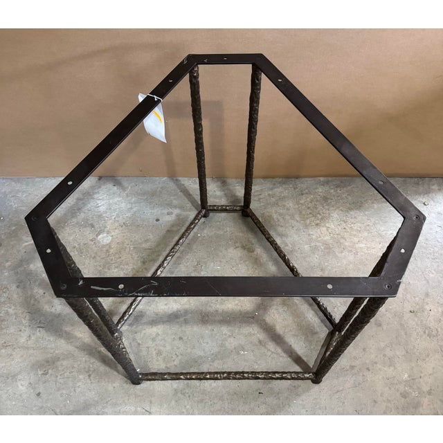 Contemporary Aitne Cast Iron Dining Table Base Attributed to Susan Ferrier for Baker For Sale - Image 3 of 11