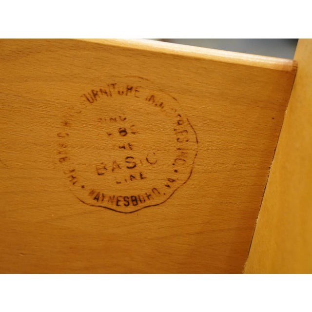 Basic Witz Transitional Contemporary Style 56" Double Dresser W. Mirror 241-806-6 For Sale - Image 9 of 13