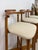 Beautiful set of three vintage Danish modern bar stools by Findahls Møbelfabrik, crafted in solid teak with timeless mid-...