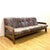 Brown Vintage Sofa in Wooden Frame, 1970s For Sale - Image 8 of 10