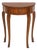 Louis XV Style Demilune Walnut Console Table For Sale