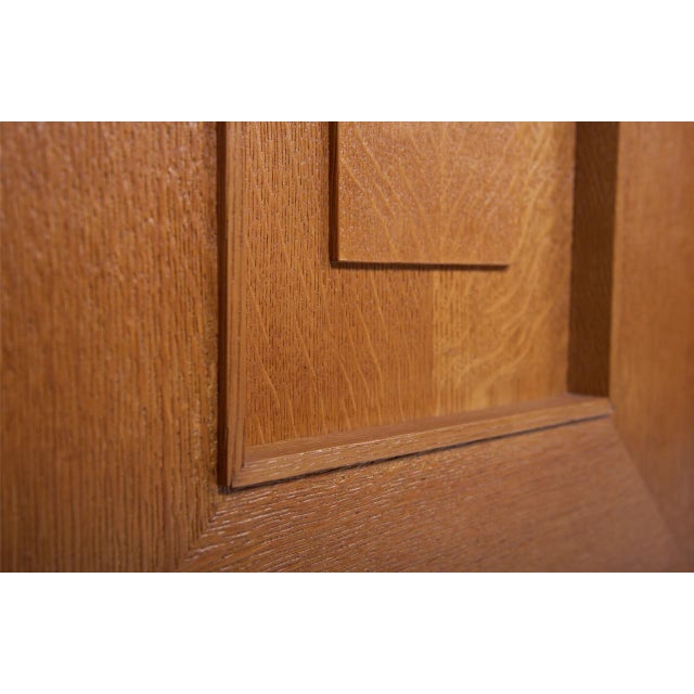 Brutalist Oak Cabinet, 1970s For Sale - Image 4 of 6