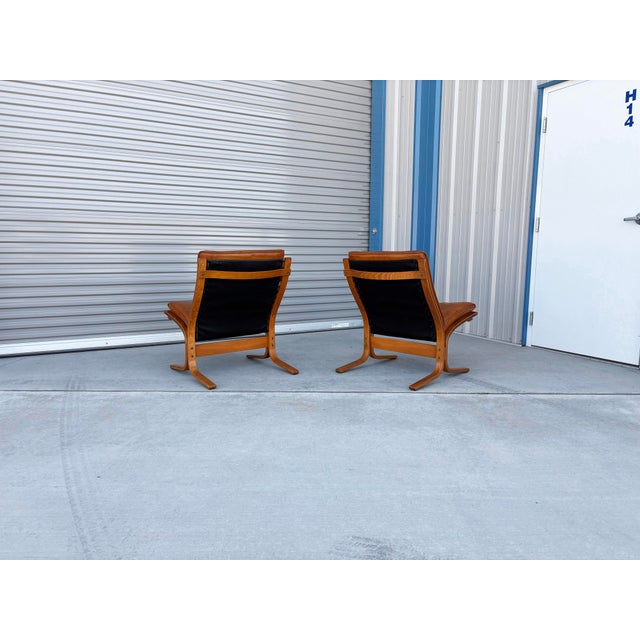 1960s 1960s Pair of Danish Modern "Siesta" Lounge Chairs Attributed to Westnofa For Sale - Image 5 of 12