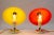 Red and Yellow Acrylic Glass Table Lamps by Rupert Nikoll, Vienna, Austria, 1960s, Set of 2 For Sale - Image 6 of 18