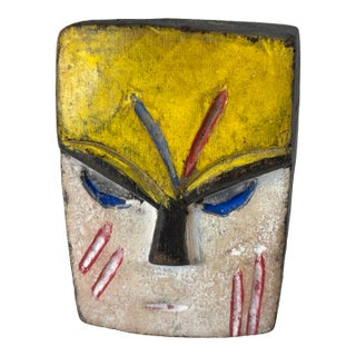 Handcrafted African Lega Wood Mask For Sale