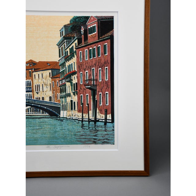 Mototsugu Sugiyama, Venice Part II, 1996, Woodblock Print For Sale - Image 9 of 15