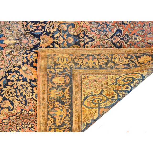 Early 20th Century Sarouk Farahan Rug For Sale - Image 9 of 9