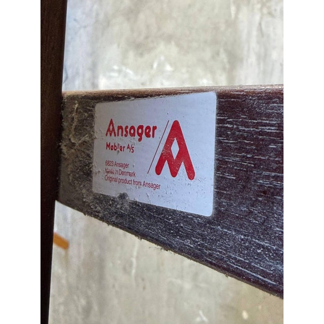 Danish Mid-Century Rosewood Extendable Dining Table by Ansager Møbler With Two Leaves For Sale - Image 4 of 12