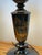 Japanese Mid 20th Century Japanese Black Bronze Japanese Etched Table Lamps, Pair For Sale - Image 3 of 12