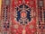 Persian Antique Persian Heriz Karajeh Runner, Hand-Knotted Wool, Geometric Medallion Pattern, Red & Navy, 4x14 For Sale - Image 3 of 18