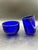 Blue Murano Glass Bowl and Vase by Cleto Munari, 1980s, Set of 2 For Sale - Image 8 of 10