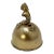 Fine Quality Antique American Victorian Rococo Style Gold Gilt Sterling Silver Dinner Bell Made by Gorham in 1897 For Sale