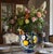 Make a bold statement with this stunning large-scale hand-crafted and hand-painted ceramic urn vase, created in the...