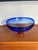 Mid-Century Modern Signed Göran Wärff Kosta Boda Cobalt Blue & Ruby Art Glass Centerpiece Bowl For Sale - Image 3 of 12