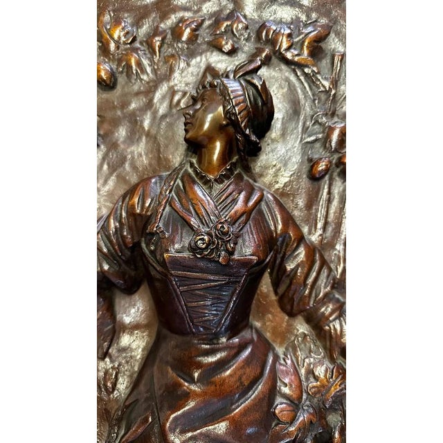French School Artist, Female Allegories, 1890s, Bronze For Sale - Image 4 of 18