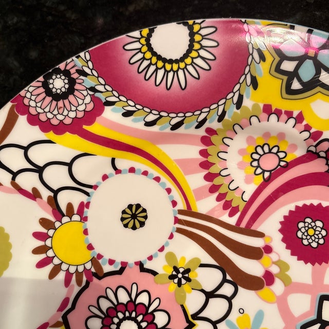 Missoni Contemporary Missoni Home Margherita Round Serving Platter For Sale - Image 4 of 5