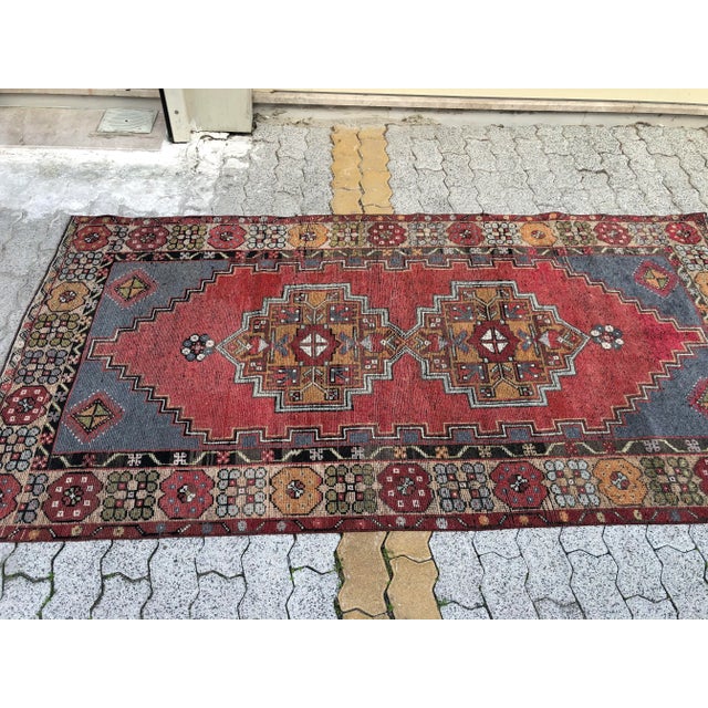 1960s Floor Handknotted Turkish For Sale - Image 6 of 11