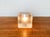 Glass cube table lamp from the renowned manufacturer Peill & Putzler. Here in the rare, completely satin version. The...