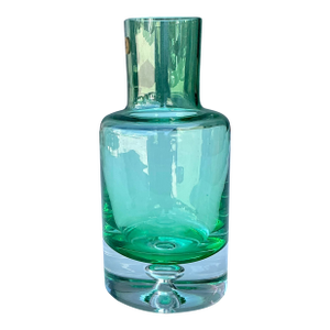 Vintage Polish Blown Glass Vase