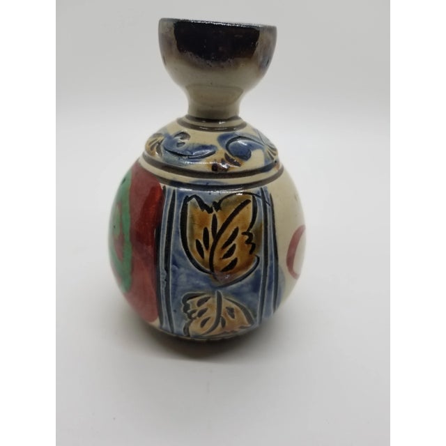Vintage Yakimoto Japanese Ceramic Sake Warming Bottle For Sale - Image 4 of 7
