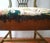 Vintage Barkcloth Upholstered Shield Back Side or Desk Chair Chinoiserie Print For Sale - Image 4 of 8