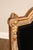 Gold Louis XVI Style Giltwood Armchair With Black Upholstery For Sale - Image 8 of 18