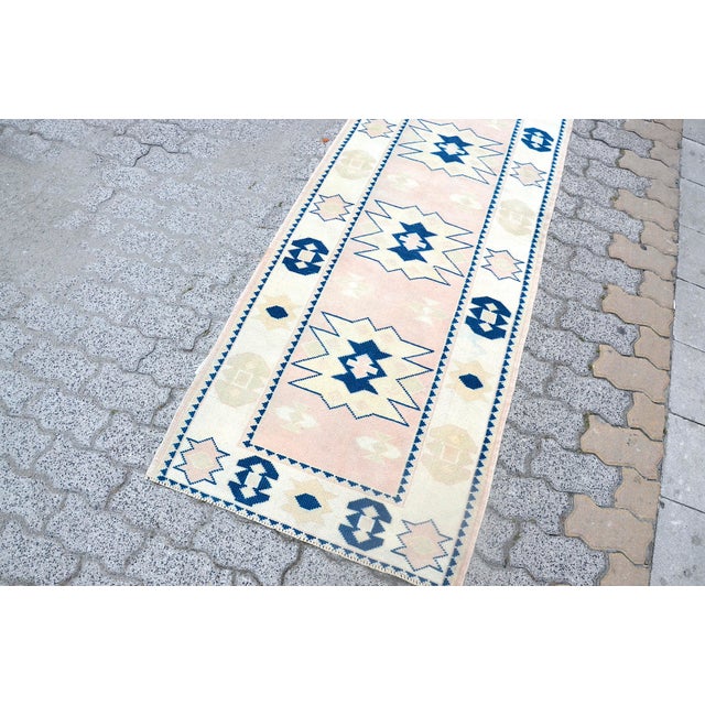 1960s Geometric Vintage Tribal Carpet For Sale - Image 5 of 11