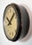 Mid-Century Modern Industrial Black Factory Wall Clock from IBM, 1950s For Sale - Image 3 of 18