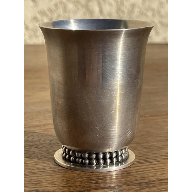 Silver-Plated Metal Cup by Jean Despréss For Sale - Image 9 of 9