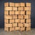 Vintage Articulated Pine Screen, 1980 For Sale - Image 10 of 11