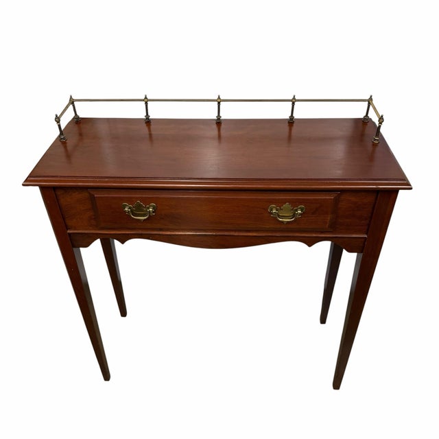 Late 20th Century Vintage Hitchcock Writing Desk For Sale - Image 5 of 12