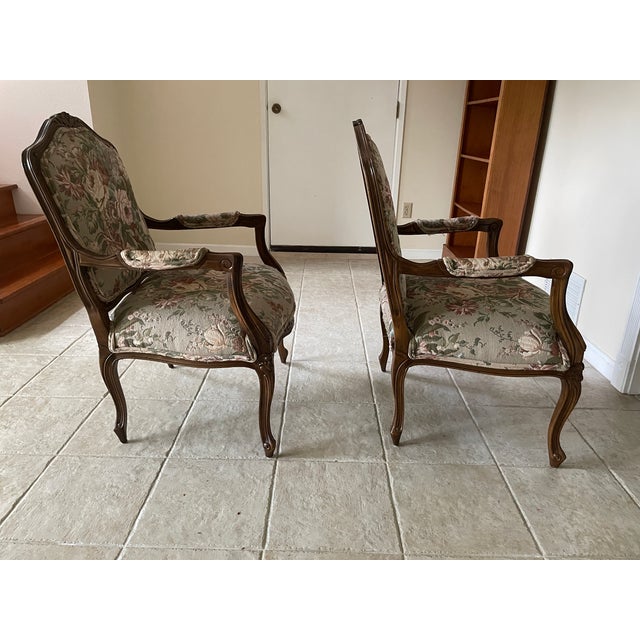 Exquisite accent chairs for your formal rooms. Comfortable too! Sometimes called fireplace chairs; sit in front of the...