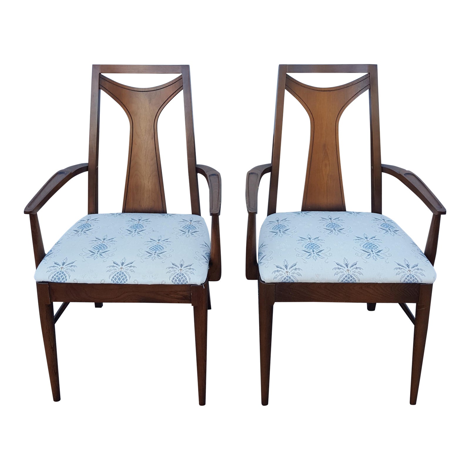 MidCentury Kent Coffey Perspecta Dining Room Chairs a Pair Chairish