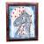 Contemporary Framed Collage With Playing Cards “Lucky Horse” by CL Auker For Sale