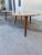 Mid-century modern granite boomerang coffee table. A signed studio piece with a stunning granite top. Tall wood pencil...